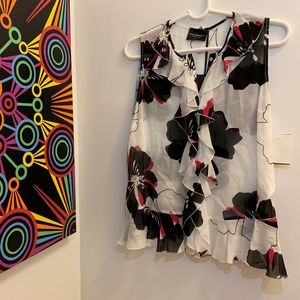 ATOS LOMBARDINI fflower print blouse, size 40